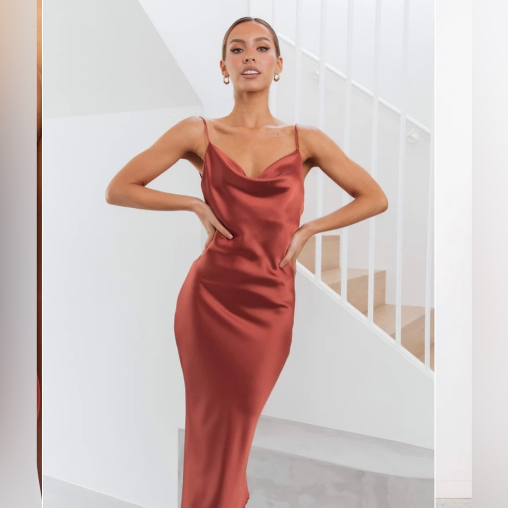 Persia dress in color Rust - Petal & Pup